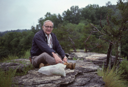 Hal De Selm in the Great Smoky Mountain National Park, 1985